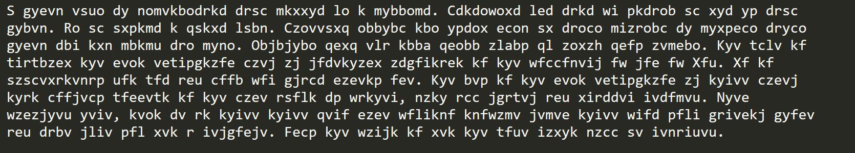 Cipher Text